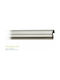 Aluminum Curtain Track One-Way Oval Ø23 Nickel Matte 140cm