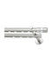 Șină Dublă Anartisi Ilios S1 Ø25mm Inox Lucios Dublă 200 Cm