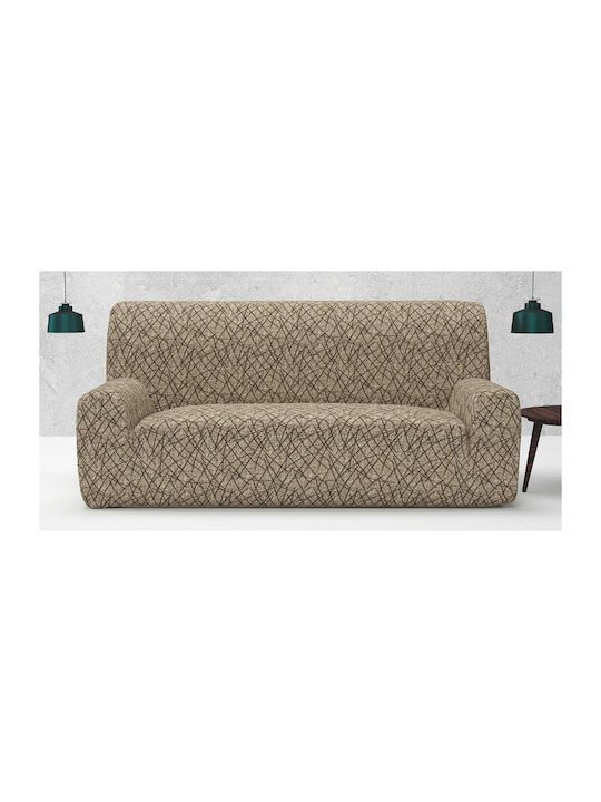 Elastic Covers Sofa Grecia-Beige-Brown-Armchair 10+ Colours Available-Living Room Covers