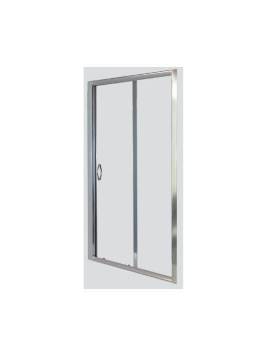 Sanitec Af 201-202 Duschkabine Gerade 120xH.200cm Dusche Flat A201-202