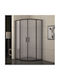 Καμπινα Ντους 80χ80 Ics 285b Black