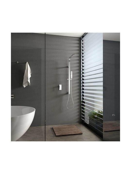 Excel Alegria Built-In Set 2 Exits Mixer Telephone Head Shower Column