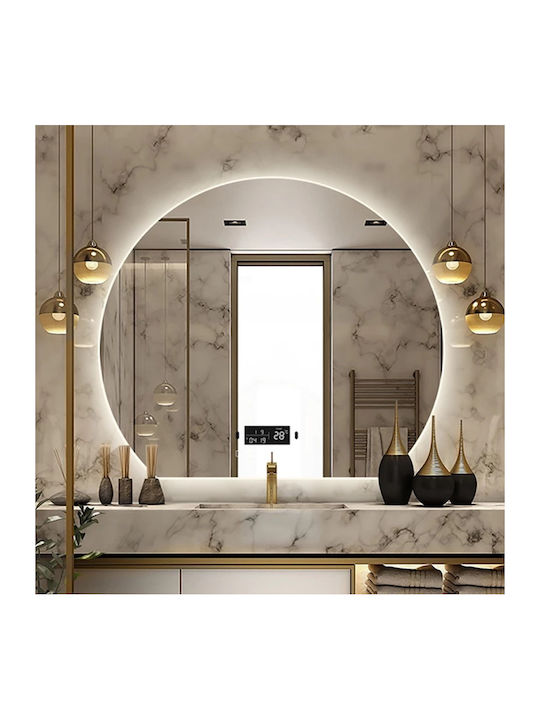 Mysmartmirror Oglindă De Baie Ecran Radio Fm Bl...