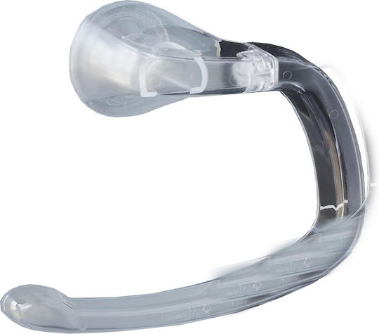 Suport Prosoape Baie 24.3x7.4x19.8cm Plastic Montat pe Perete cu Șuruburi Transparent Bama Italia