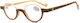Cammello Reading Glasses +1.50 in Brown color