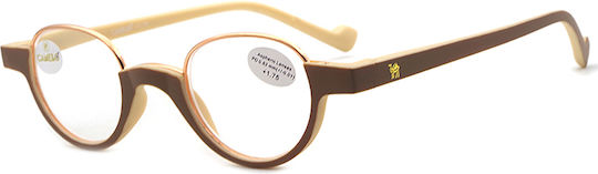 Cammello Reading Glasses +1.50 in Brown color