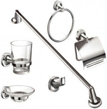 Inox Badezimmerzubehör-Set Komplett