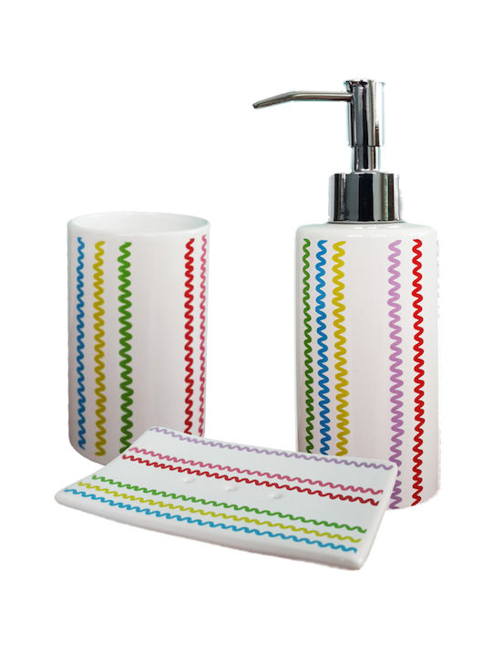 Accesorii De Baie Ric Rac Set 3 Bucăți