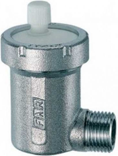 Automatic Network Air Vent 1/2" Angled Chrome 2060 Far Rubinetterie