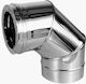 Inox Ъгъл 90˚ Двойна Стена Ф130-180