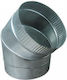 Țevi de Fum Curbe Galvanizate 45º Φ250