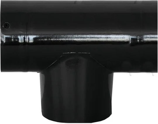 T-Rohr Kaminrohr Klapakís Ø12 Schwarz Emaille 035-0006