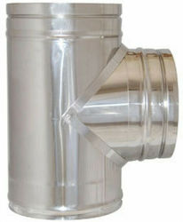 T-Piece 90° Φ100 0,4mm Inox 304 de la Technomet...