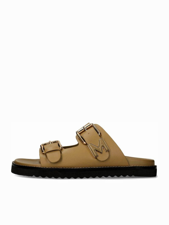 Mexx Leather Women's Flat Sandals Anatomic in K...