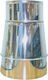 Spiroduct Inox Isolierte Kaminrohr Spiralrief Ø180 150-100mm