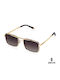 Style Unisex Γυαλιά Ηλίου με Καφέ Σκελετό και Καφέ Φακό K39086G