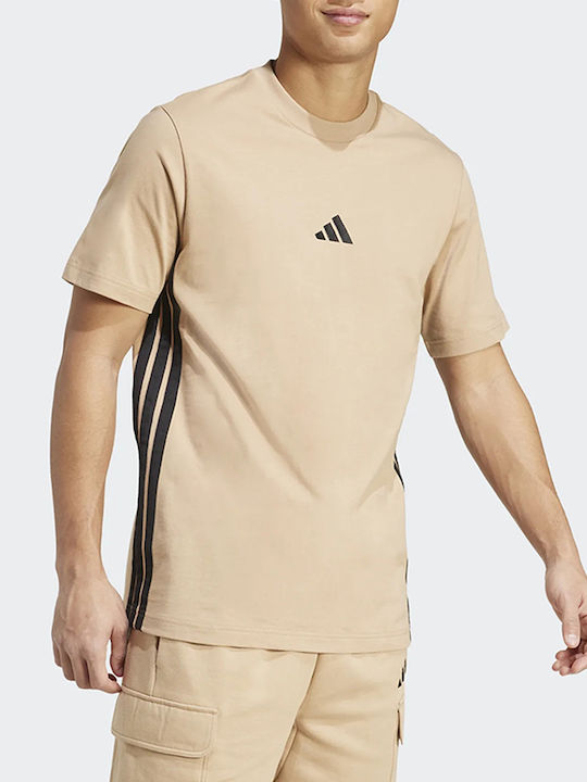 adidas Essentials 3-stripes T-shirt Καφέ