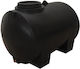 Zylindrische Horizontale Lagertank S/5 Schwarze 1000l Tiger Plast 21051000