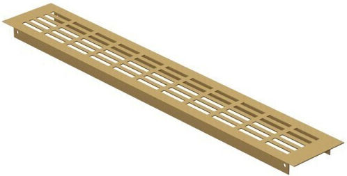Finetto Lüftungsgitter 7cm Gold Matt 145-580mm##gol 70x580mm