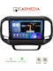 Carmedia Car Audio System for Fiat Toro 2017-2021 (Bluetooth/USB/WiFi/GPS/Apple-Carplay/Android-Auto) with Touch Screen 9"