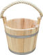 Holzener Mop Eimer mit Seil 4,5 Liter