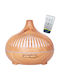 Aromatherapy Diffuser 550ml Light Brown 14.5*16.8cm Colors Remote Control Oem