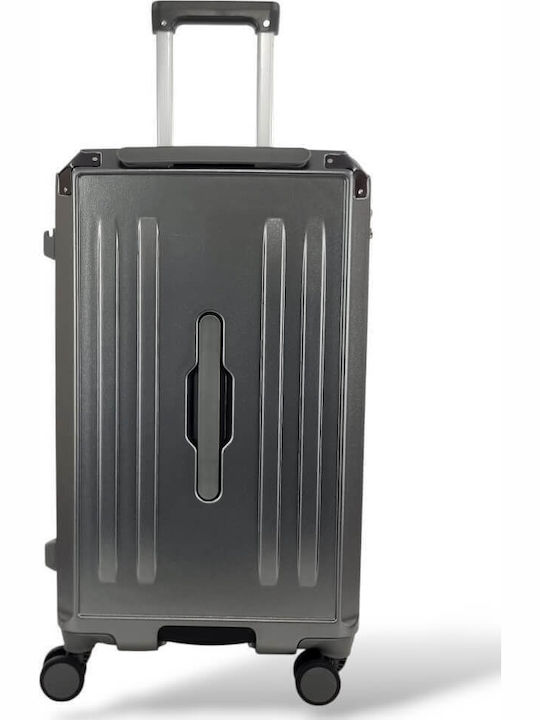 Modern Design – Medium Suitcase Forecast C879 Tsa Usb & 4 Wheels 65cm Gray