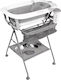 Twistshake Babybadewanne mit Ständer Luxury Bath & Changing Kit Grau