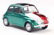 1/18 Fiat 500 Tribute to Italy W Closed Roof 1965 Red White Green