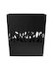 Marhome Planter Box Metal Negru 100x30x120cm.