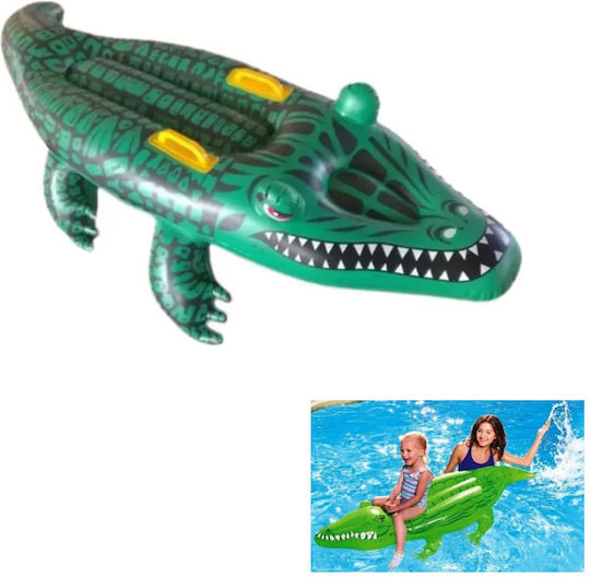 Inflatable Mattress for the Sea Crocodile with Handles Green