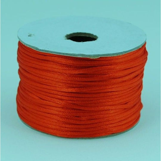 Kyriacou Satin Mouse Tail Laces 2mmx50m Red Mstxxxxx-xx2x50-70xxxx