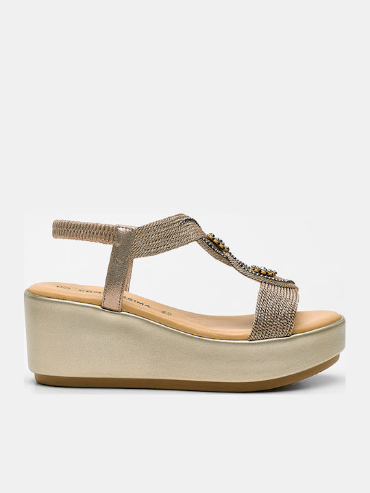 Anatomische Damenplattformen Beige