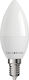 GigaWatt Λάμπα LED 9W για Ντουί E14 και Σχήμα C37 Ψυχρό Λευκό