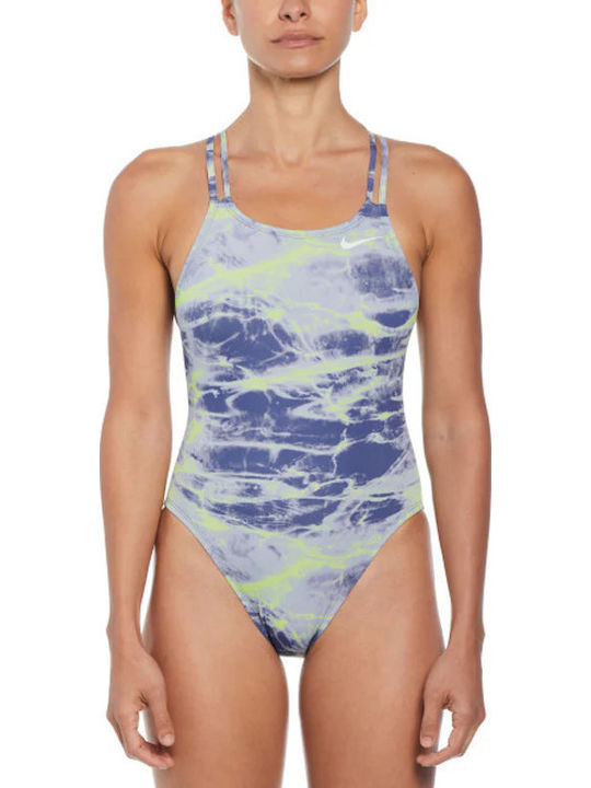 Nike Spiderback Allprint Αθλητικό Ολόσωμο Μαγιό...