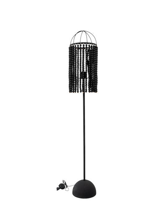 Zen Collection Floor Lamp H119xW25.5cm. Black