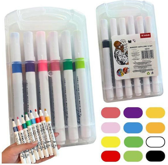 Neon Drawing Markers Set 12pcs