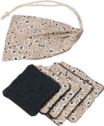 Baumwollpads Handgemacht Leopard 5 Stück Baumwollpads Handgemacht Leopard 5 Stück