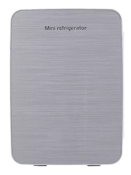 Kosmetik-Kühlschrank 10lt Mit Regal & Heizfunktion Silber