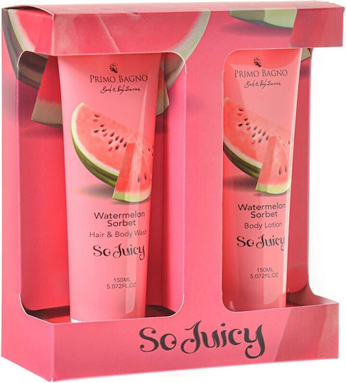 Primo Bagno So Juicy Watermelon Σετ Περιποίησης για Καθαρισμό Σώματος 2τμχ