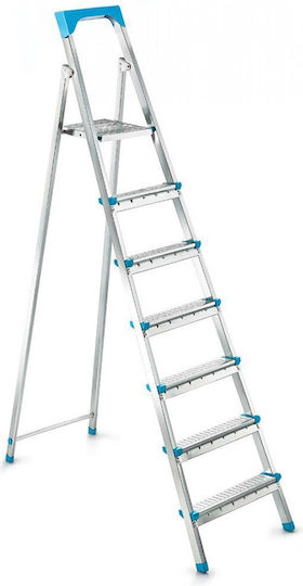 Scară Aluminiu cu 6+1 Trepte
