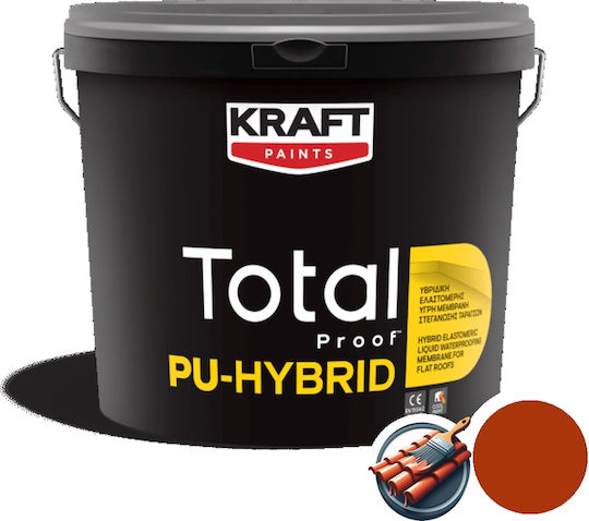 Kraft Total Proof Pu-hybrid Στεγανωτικό 3lt Κεραμιδί