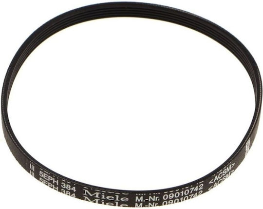 Ιμάντας Μοτέρ Μικρός Στεγνωτηρίου Miele 5 Eph X 384 Original 384mm Εσωτερική Διάμετρος:122mm