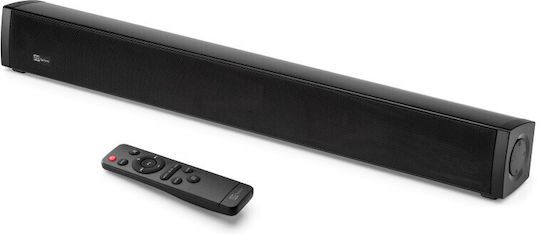 Telesystem TS5430W Soundbar 2.0 Bluetooth και HDMI 30W με Τηλεχειριστήριο Μαύρο