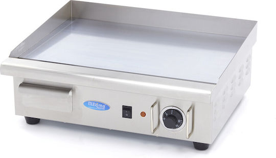 Maxima Gewerbliche Flachgrillplatten Elektrisch 3kW mit glatter & geriffelter Platte