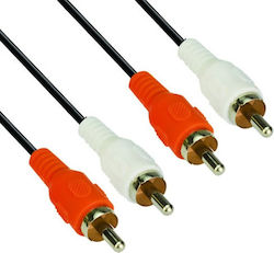 VCOM 2x RCA male - 2x RCA male 1.5m