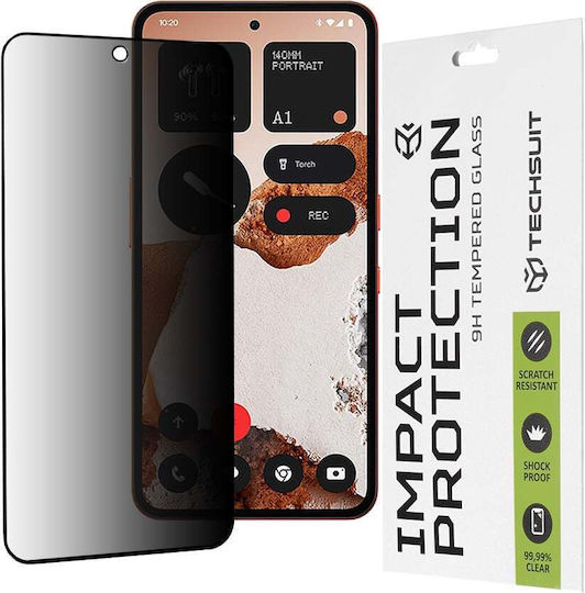 Techsuit Full Glue Privacy Full Face Tempered Glass (Nothing CMF Phone 2 Pro)