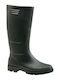 Rubber Work Wellies Knee with Fur Black