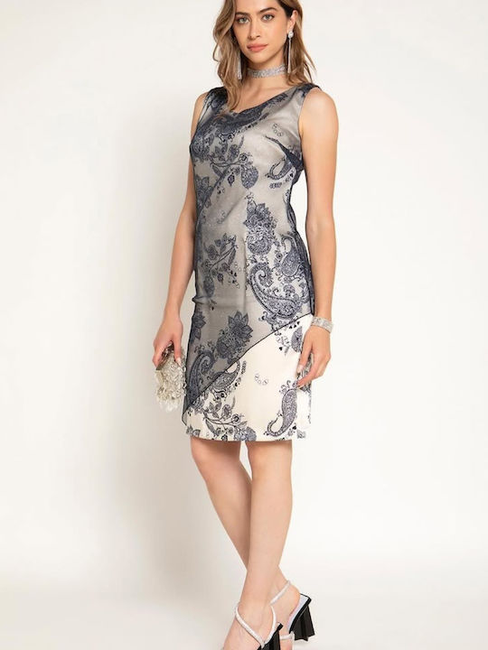 Vagias Kleid Abend Beige