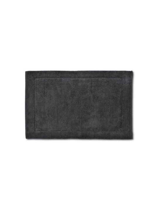 Down Town Home Badematte Baumwolle Rechteckig Black 60x90cm